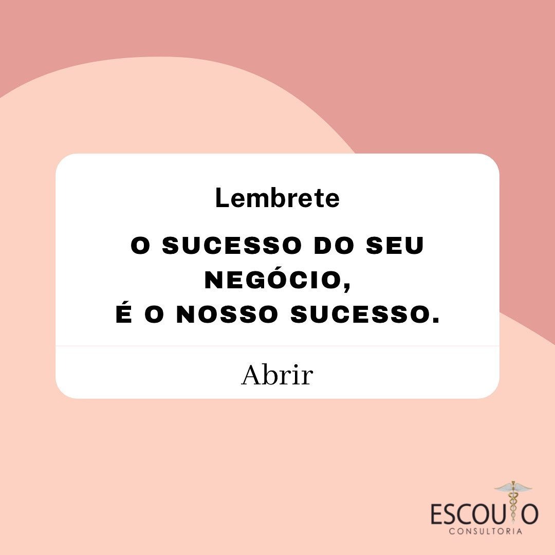 Publicação 3 do Instagram da Escouto Consultoria